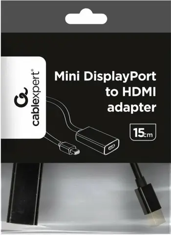 Përshtatës Gembird DisplayPort Mini - HDMI (A-MDPM-HDMIF-02), i zi