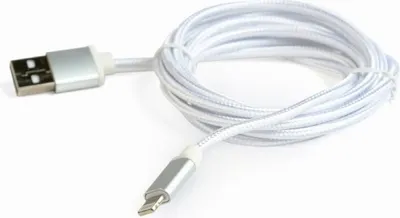 Kabllo Gembird USB A - Lightning (CCB-mUSB2B-AMLM-6-S), 1.8m, e argjendtë - 1