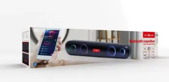 Soundbar Gembird SPKBT-BAR400L, 2.0 kanale, 10 W, E zezë