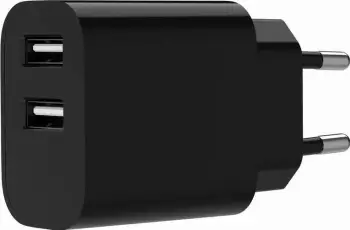 Karikues universal USB Gembird, 2 porta, 2.4A, i zi