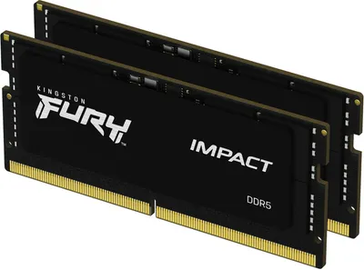 Memorie RAM Kingston FURY Impact, 64GB, DDR5, 4800MHz, e zezë - 1