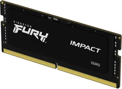 Memorie RAM Kingston FURY Impact, 64GB, DDR5, 4800MHz, e zezë - 2