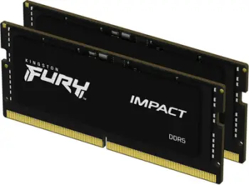 Memorie RAM Kingston FURY Impact, 64GB, DDR5, 4800MHz, e zezë