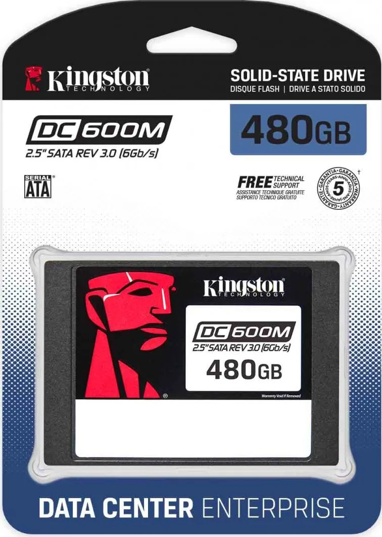 Disk SSD Kingston DC600M, 480GB SATA, 2.5” - 3