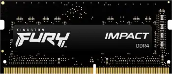 Memorie Kingston Fury Impact, 8GB, DDR4, 3200MHz, CL20, e zezë