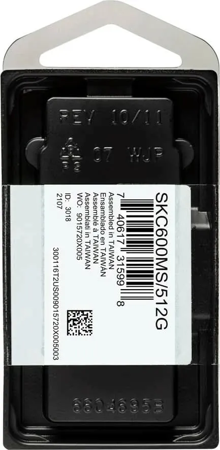 Disk SSD Kingston KC600MS, 512GB, mSATA, SATA III - 5