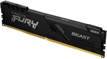 Memorie RAM Kingston FURY Beast 8GB DDR4-2666, CL16, e zezë
