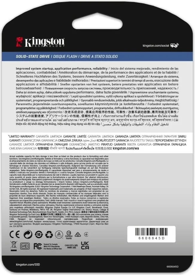 Disk SSD Kingston DC600M, 960GB, i zi - 5