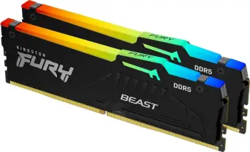 Memorie RAM Kingston Fury Beast, 32GB, DDR5, 6000MHz, DIMM, e zezë