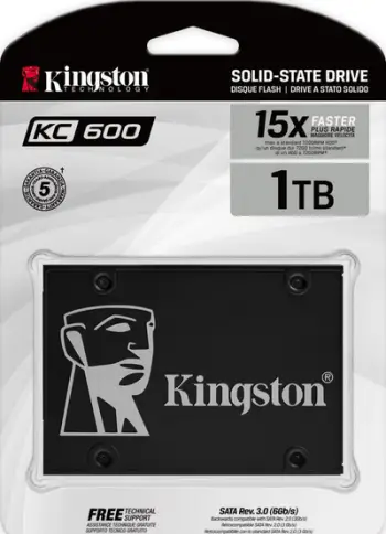 Disk SSD Kingston KC600, 2.5", 1TB, SATA III