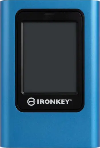 Disk i jashtëm SSD Kingston IronKey Vault Privacy 80 1.92TB, i kaltër/ i zi