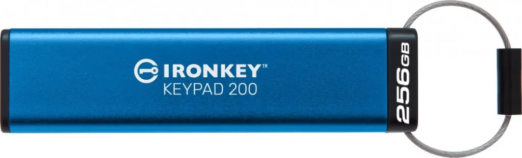 USB Pendrive Kingston IronKey 200, 256GB, USB 3.0, AES, e kaltër - 1