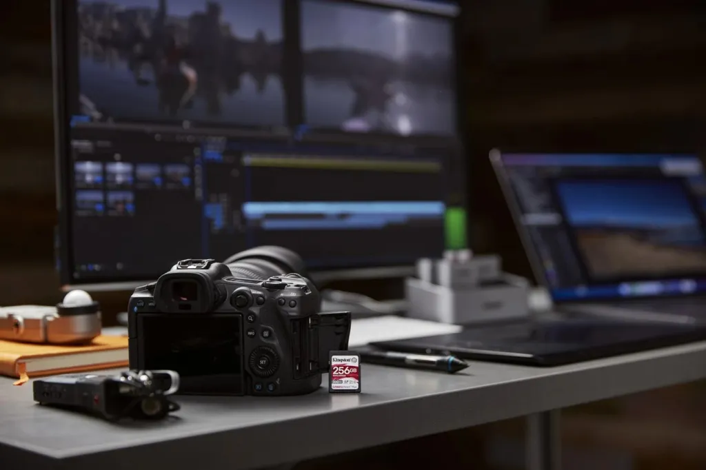 Kartë memorie Kingston Canvas React Plus, 256GB, UHS-II SDXC, e zezë - 6
