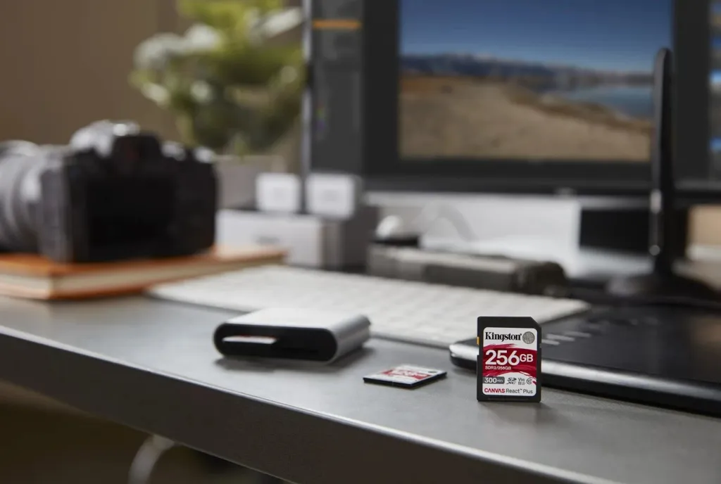 Kartë memorie Kingston Canvas React Plus, 256GB, UHS-II SDXC, e zezë - 7