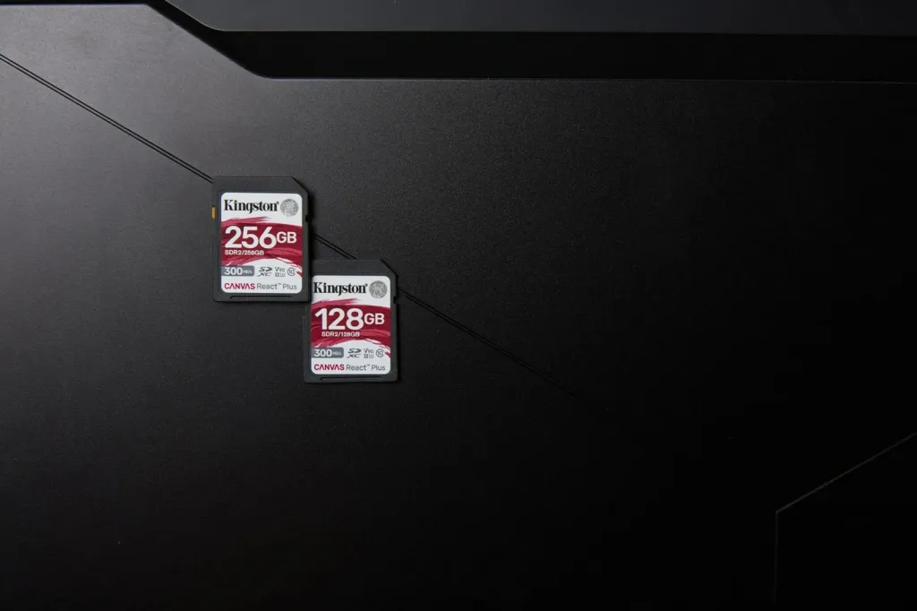 Kartë memorie Kingston Canvas React Plus, 256GB, UHS-II SDXC, e zezë - 8