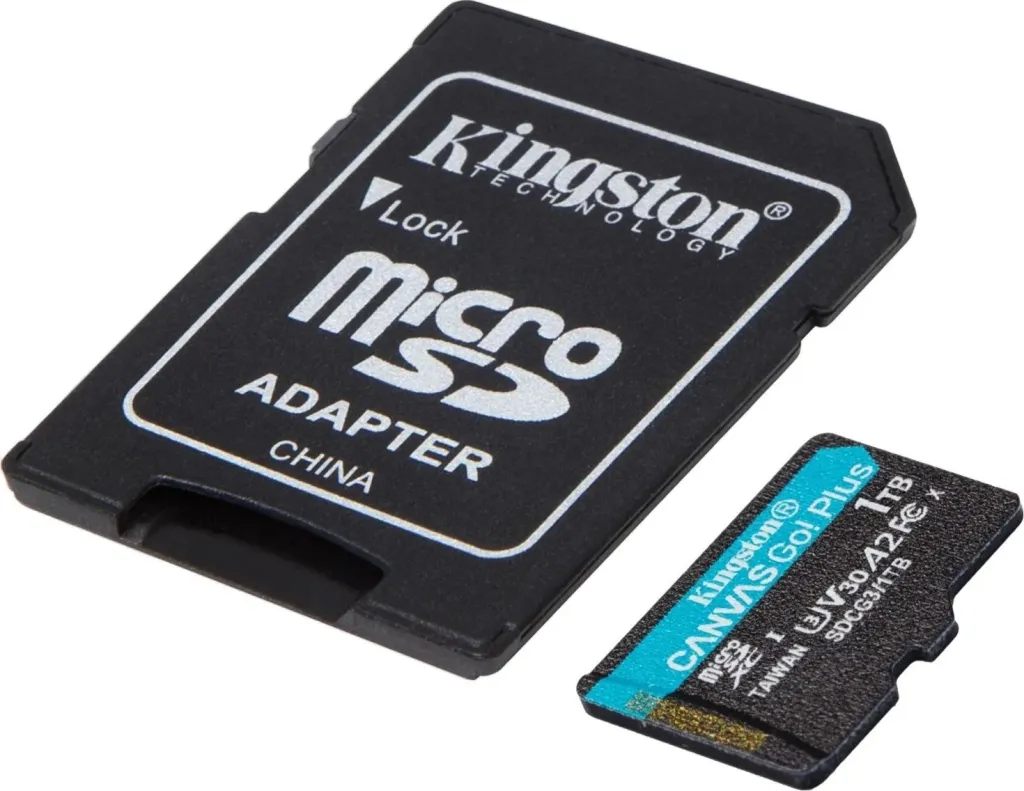Kartë memorie SD + përshtatës Kingston Canvas Go Plus 1Tb Micro-SDXC+ ADAP - 2