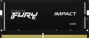 Memorie Kingston FURY Impact 16GB DDR5, 4800MT/s, SODIMM CL38, e zezë