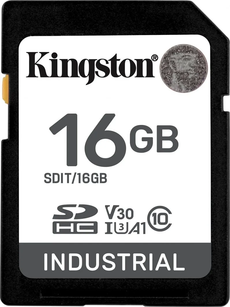 Kartë memorie Kingston Industrial SDHC, 16GB - 1