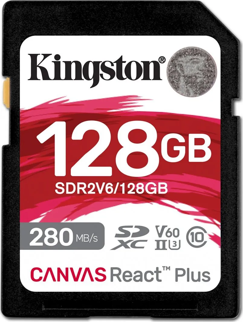 Kartë memorie Kingston Canvas React Plus, SDXC, 128GB - 1