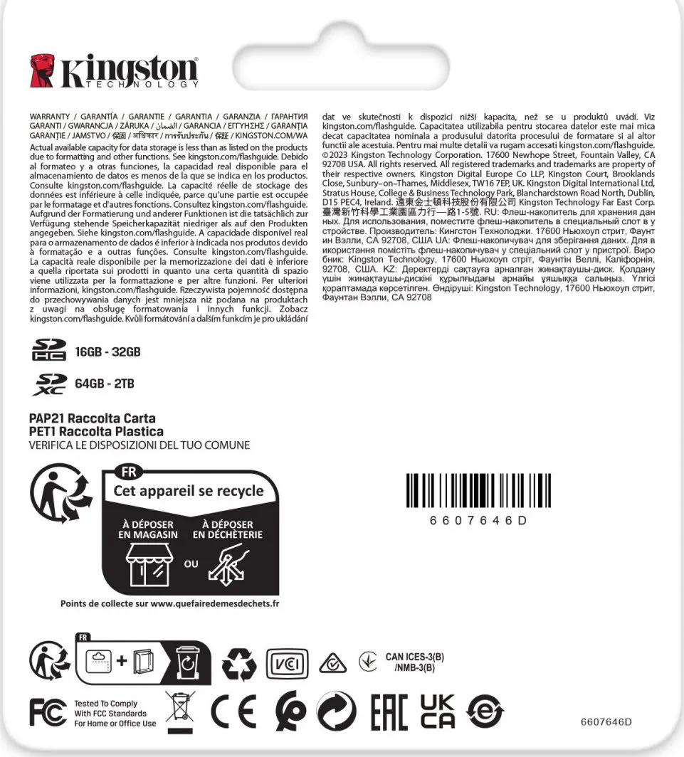 Kartë memorie Kingston Canvas React Plus, SDXC, 128GB - 4