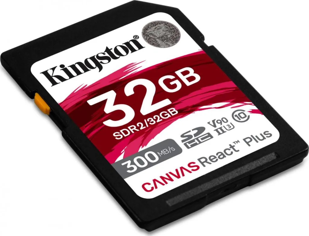 Kartë memorie Kingston Canvas React Plus SDHC 32GB, Klasa 10, UHS-II/U3, V90 - 2