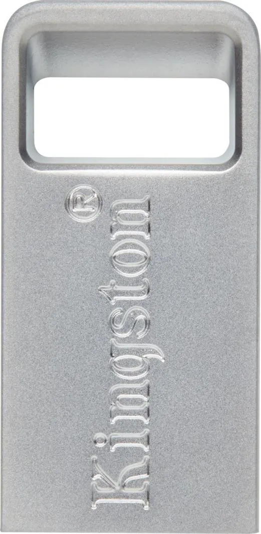 USB Kingston DataTraveler Micro Gen 2, 128 GB, e argjendtë - 3