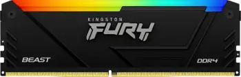 Memorie Kingston Fury Beast RGB, DDR4, 16 GB, 3200 MHz, CL16, KF432C16BB2A/16