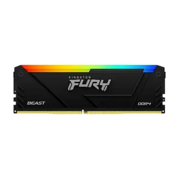 Memorie Kingston Fury Beast RGB, DDR4, 16 GB, 3200 MHz, CL16, KF432C16BB12A/16