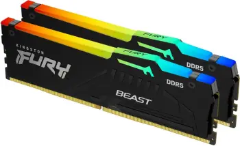 Memorie RAM Kingston FURY 32GB 5600MT/s DDR5 CL36 DIMM (2 x 16 GB) Beast RGB
