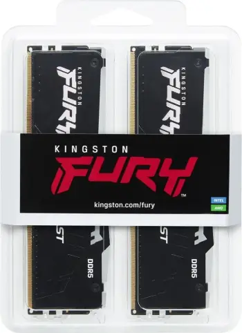 Memorie RAM Kingston FURY 16GB 4800MT/s DDR5 CL38 DIMM (2 x 8 GB) Beast RGB