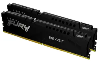 Memorie RAM Kingston FURY 64GB 6000MT/s DDR5 CL36 DIMM (2 x 32 GB) Beast EXPO