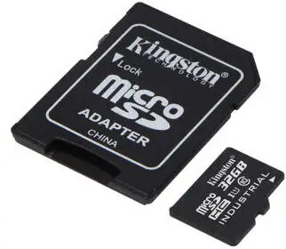 Kartë e memories Kingston Industrial (SDHC) 64GB UHS-I (Class 10) + përshtatës