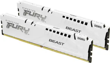 Module të memories Kingston Fury Beast White 32GB (2x16GB) DDR5 5600 CL36, AMD EXPO