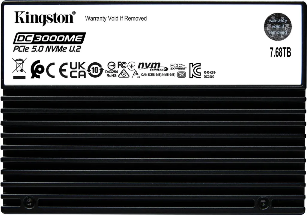 SSD Kingston DC3000ME 7.68TB U.2 PCIe 5.0, për servera - 1