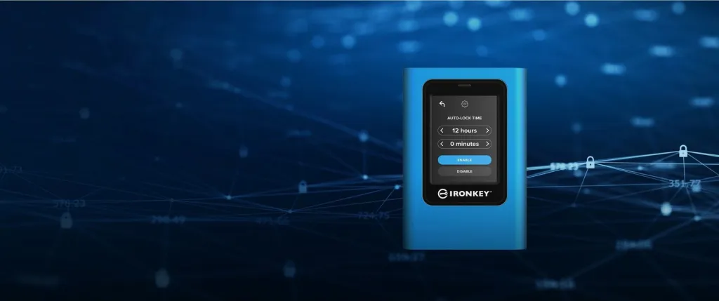 SSD i jashtëm Kingston IronKey Vault Privacy 80, 3.84 TB, Blue - 8
