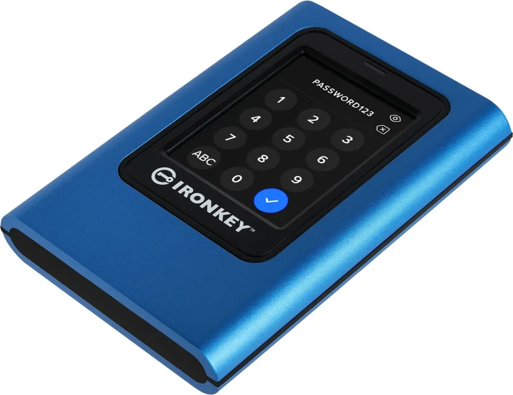 SSD i jashtëm Kingston IronKey Vault Privacy 80, 3.84 TB, Blue - 10