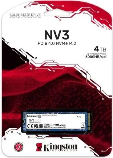 SSD Kingston NV3 M.2 2280, 4TB, PCIe 4.0 - 2