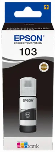 Ngjyrë printeri Epson 103 EcoTank, 65ml, e zezë