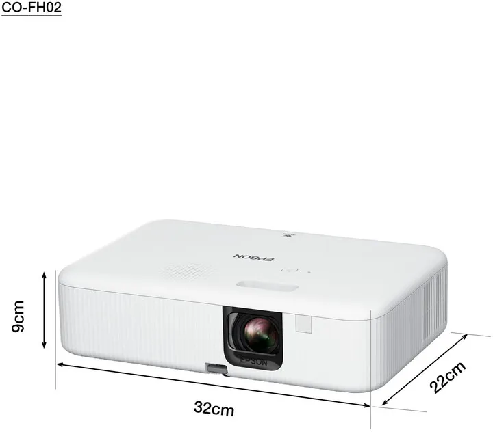 Projektor Epson CO-FH02, i bardhë - 3