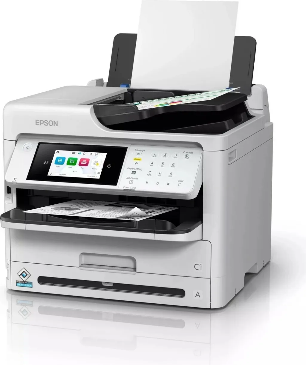 Printer multifunksional Epson WF-M5899DWF, A4, Wi-Fi, i bardhë - 1