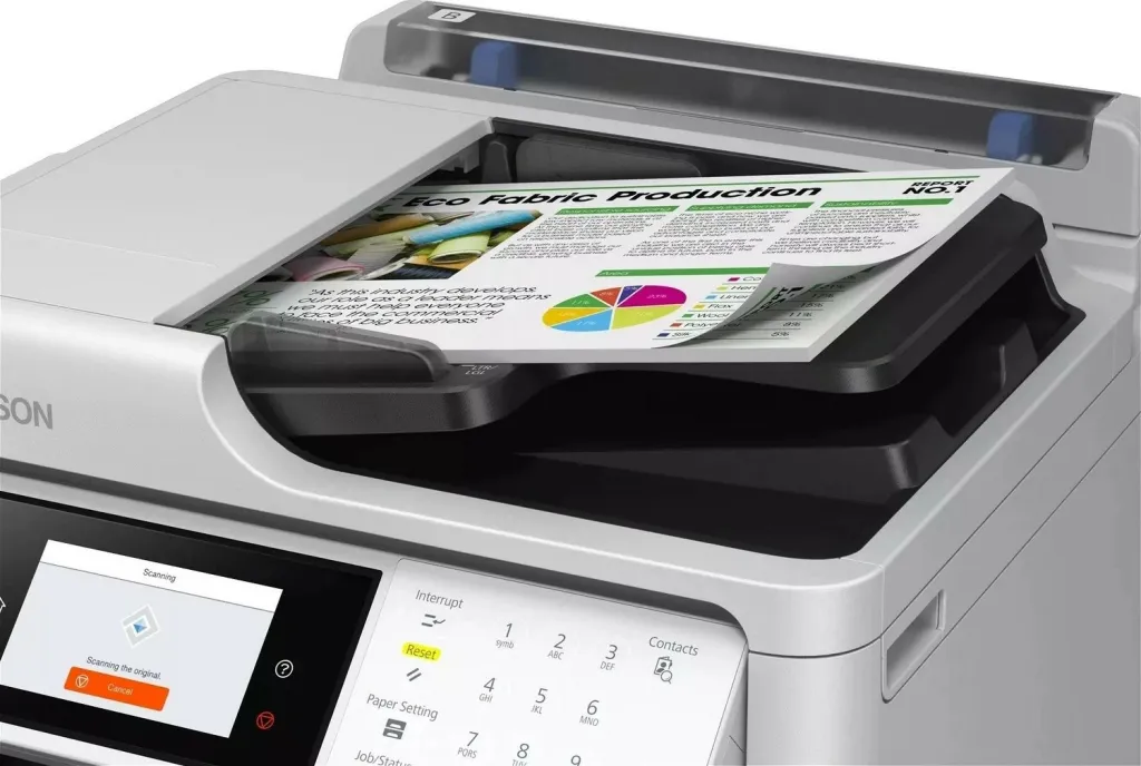Printer multifunksional Epson WF-M5899DWF, A4, Wi-Fi, i bardhë - 4
