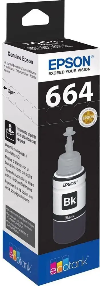 Shishe me ngjyrë Epson (C13T664140), e zezë