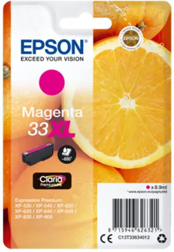 Ngjyrë printeri Epson Singlepack 33XL Claria Premium, magenta