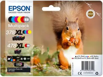 Ngjyra Epson Multipack 6 ngjyra 478XL Claria Photo HD