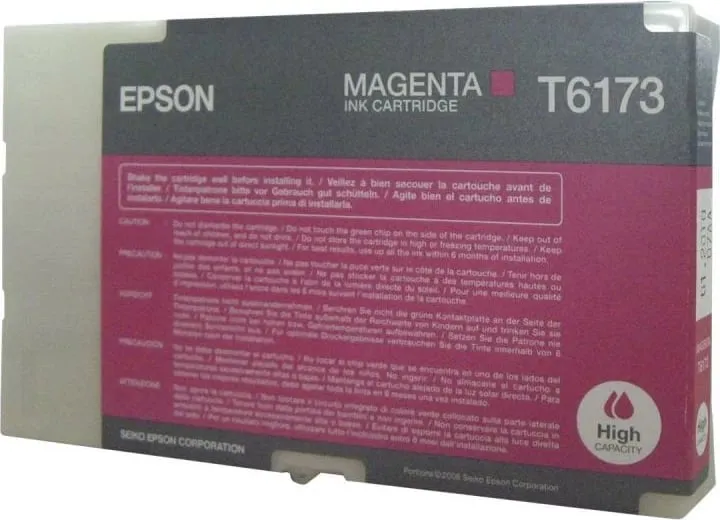 Ngjyrë për printer Epson BS500DN High Cap. Magenta (T6173), 100ml, vjollcë - 1