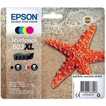 Ngjyra printeri Epson multipack 4 ngjyra, 603XL