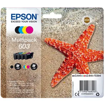 Ngjyrë Epson multipack 603, 4 ngjyra