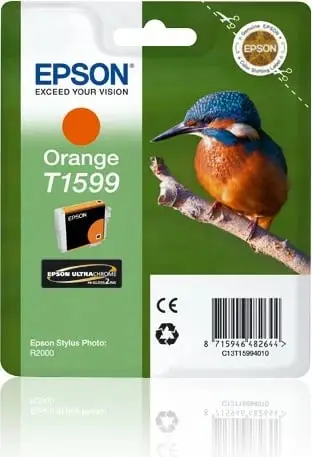 Ngjyrë për printer EPSON T1599, 17ml, portokalli