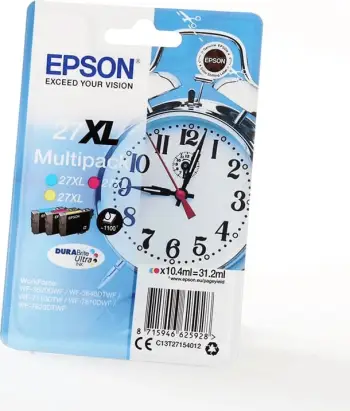 Ngjyrë Epson Multipack 27XL DURABrite Ultra, 3 ngjyra