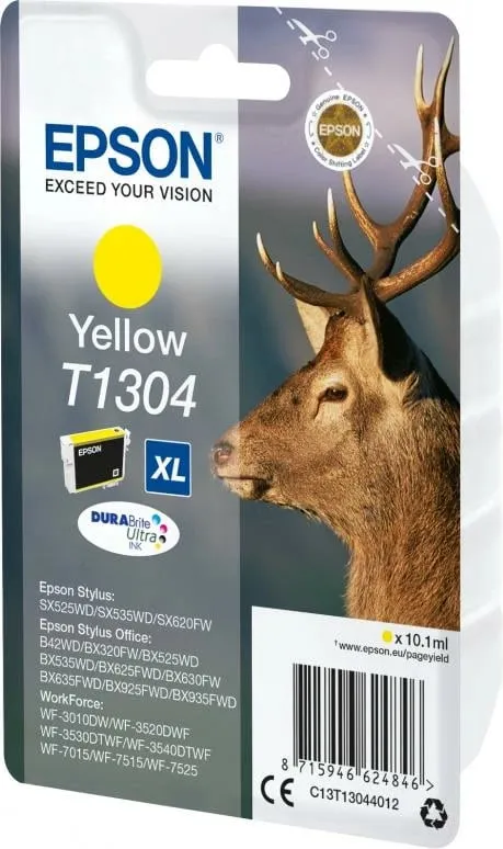 Ngjyrë për printer Epson DURABrite Ultra Ink T1304, 10.1ml, e verdhë - 4